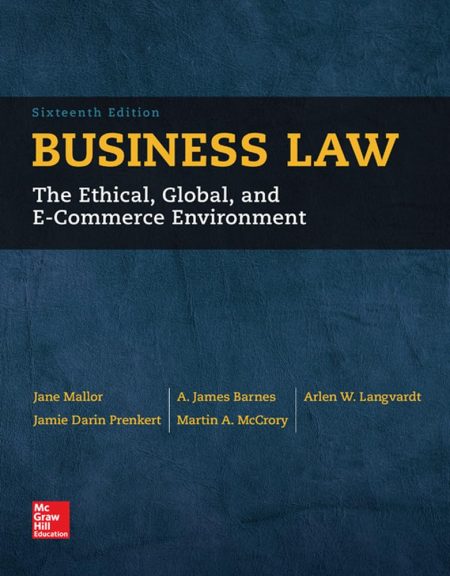 Business Law 16th Edition