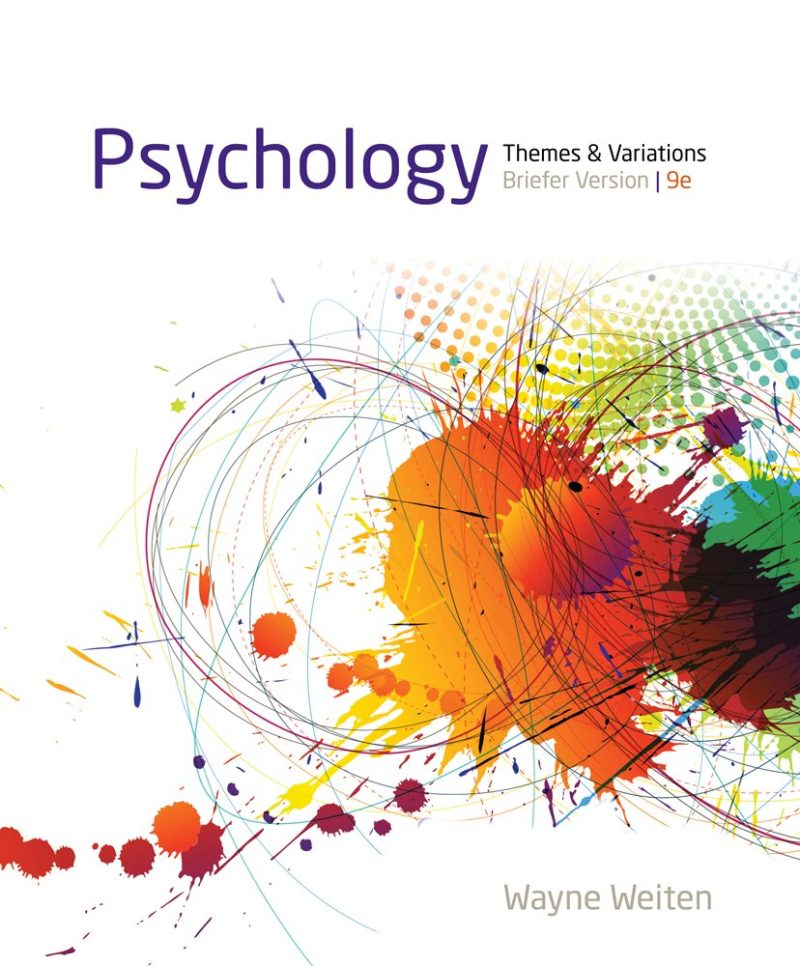 Psychology: Themes and Variations, Briefer Version 9th Edition