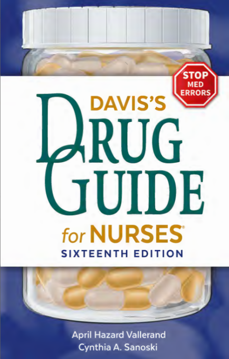 Davis’s Drug Guide for Nurses 16th Edition